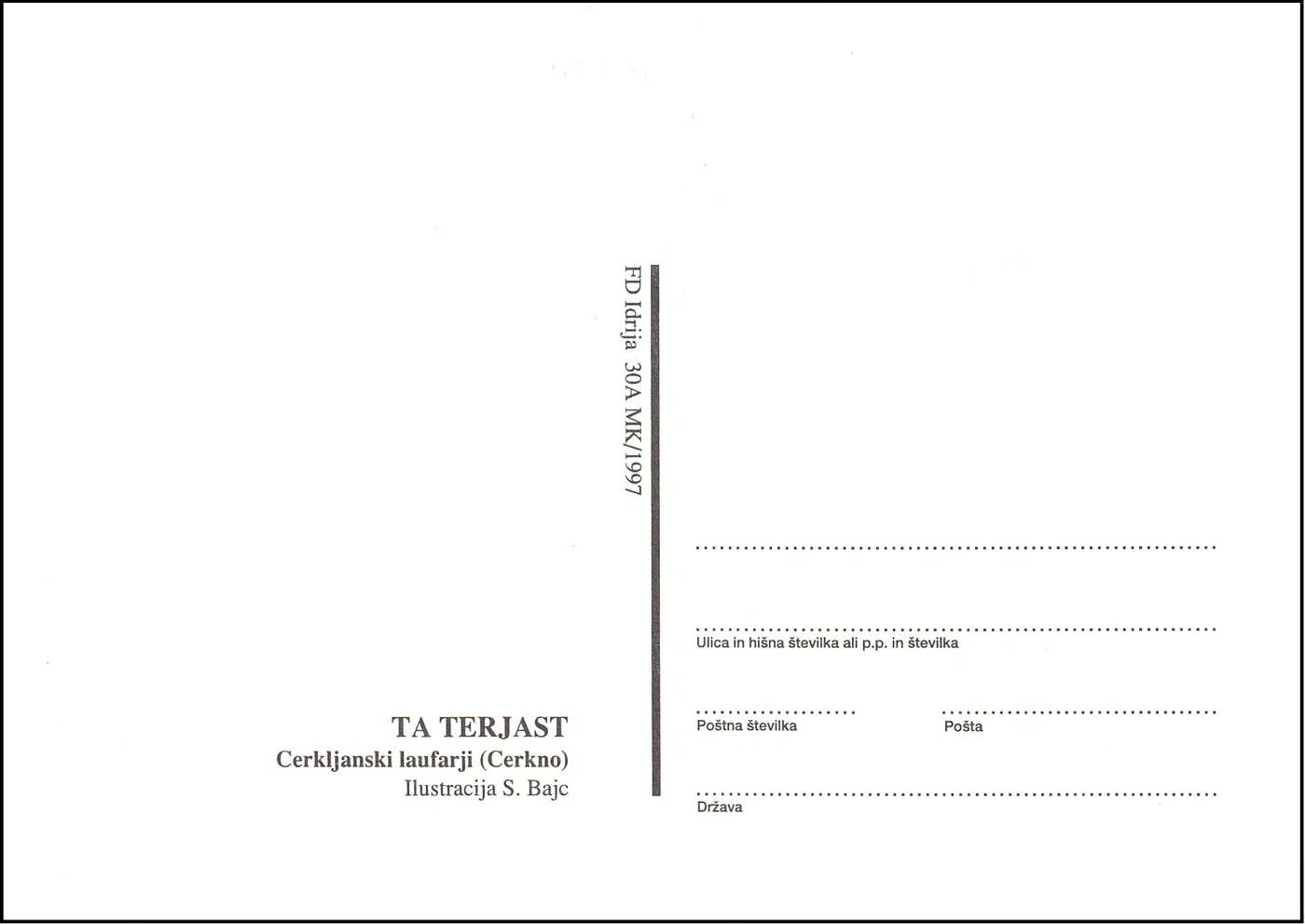 CERKLJANSKA LAUFARIJA - TA TERJAST PRVI DAN